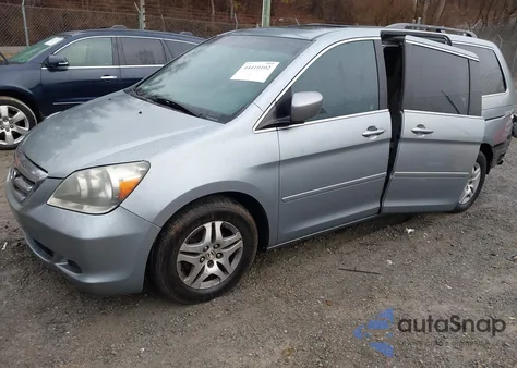 2007 Honda Odyssey Ex-L z USA, uszkodzony, nr VIN 5FNRL38667B122382